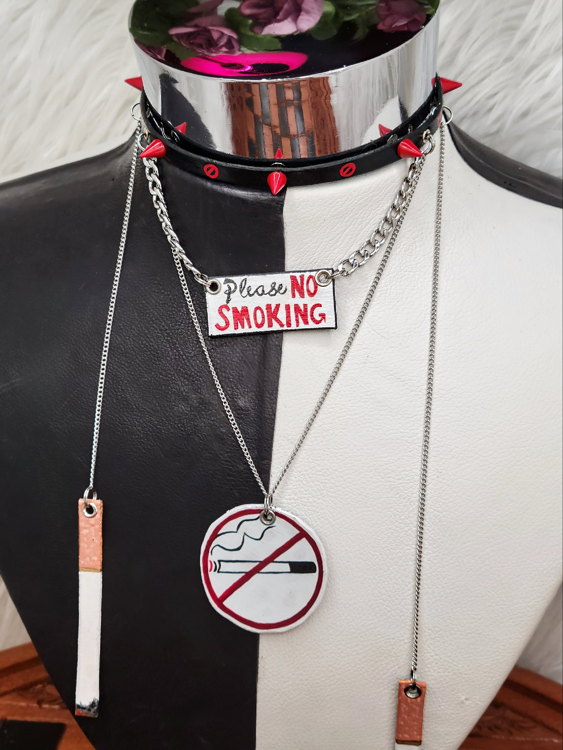 Please, NO SMOKING-Micro Collar