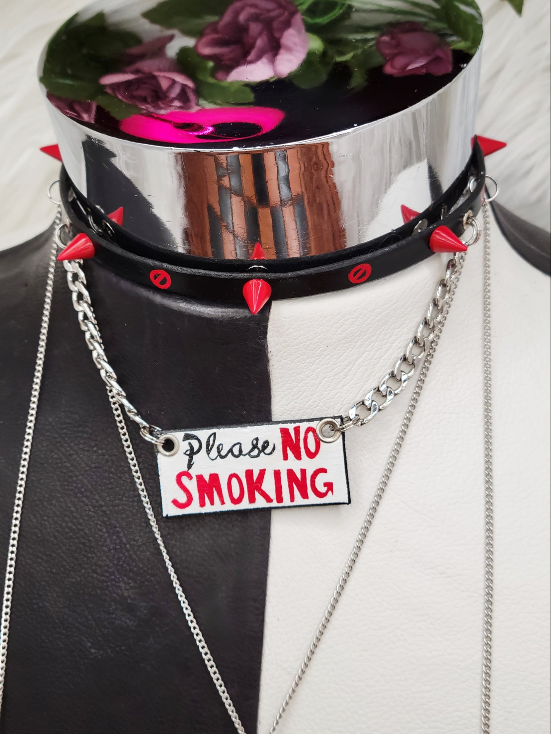 Please, NO SMOKING-Micro Collar