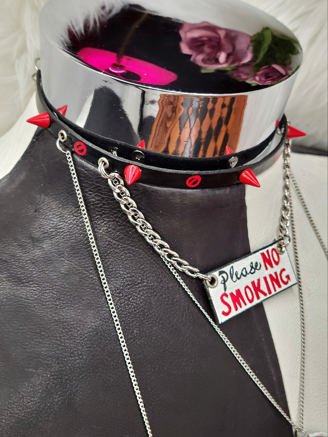 Please, NO SMOKING-Micro Collar