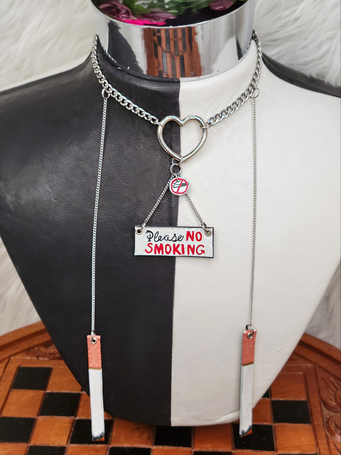 Please, NO SMOKING-Necklace