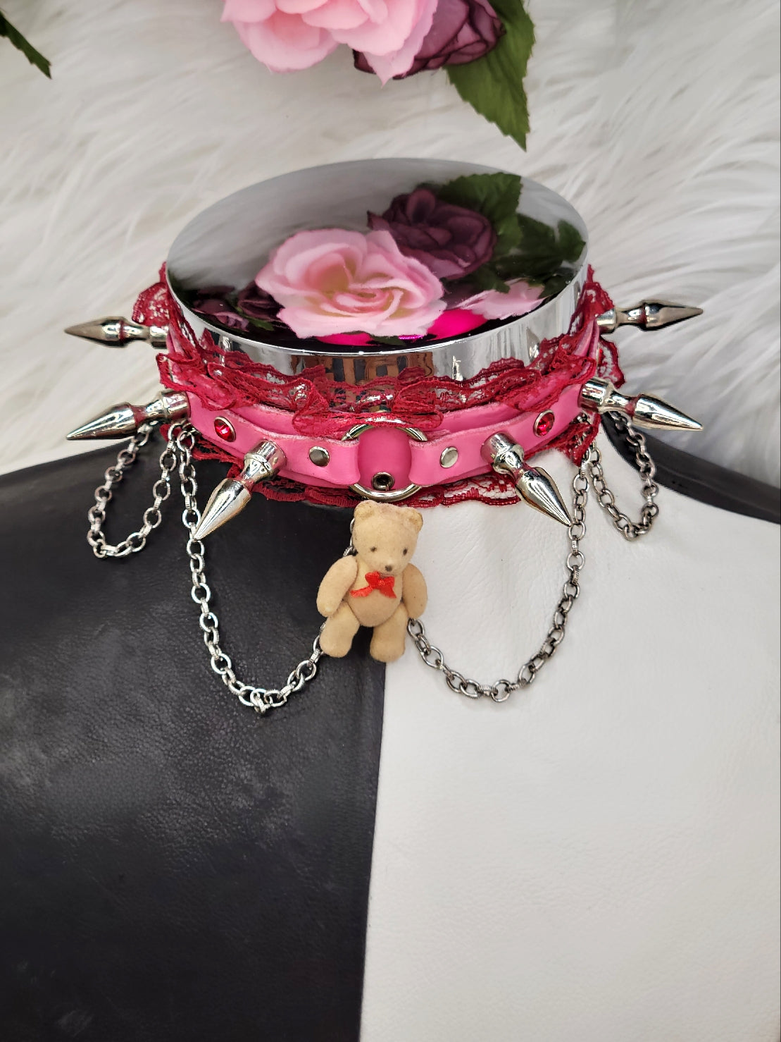 Cupid's Teddy Bear Collar