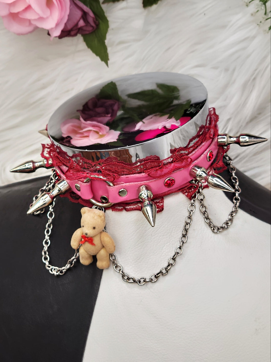 Cupid's Teddy Bear Collar