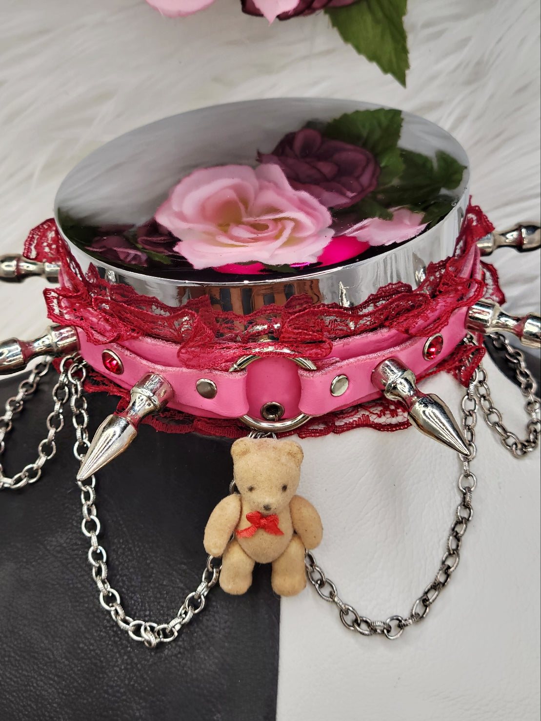 Cupid's Teddy Bear Collar